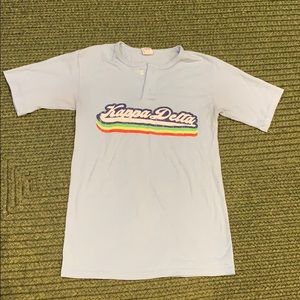 Blue baseball tee Kappa Delta shirt